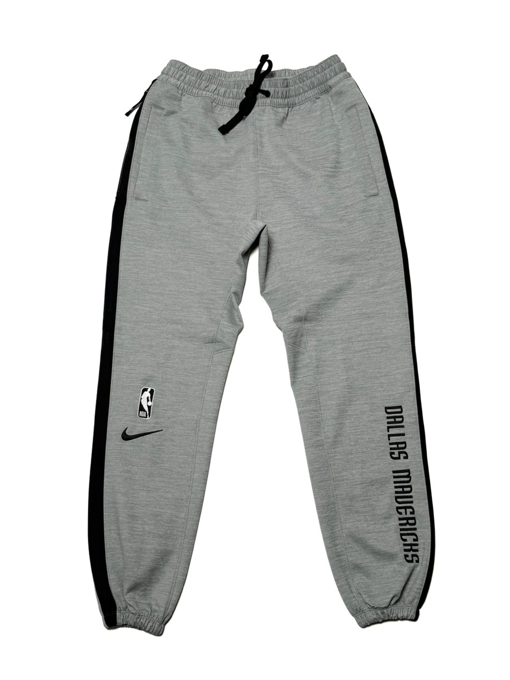 Nike Dallas Mavericks Showtime On-Court Pants Gray Black S